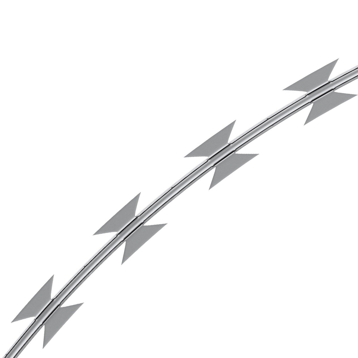 VEVOR 2-Roll Razor Wires x 1-1/2-in W Gray/Silver Galvanized Steel Round Yard Fence Rail