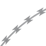 VEVOR 2-Roll Razor Wires x 1-1/2-in W Gray/Silver Galvanized Steel Round Yard Fence Rail