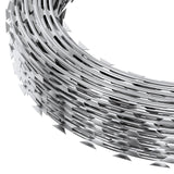 VEVOR 2-Roll Razor Wires x 1-1/2-in W Gray/Silver Galvanized Steel Round Yard Fence Rail
