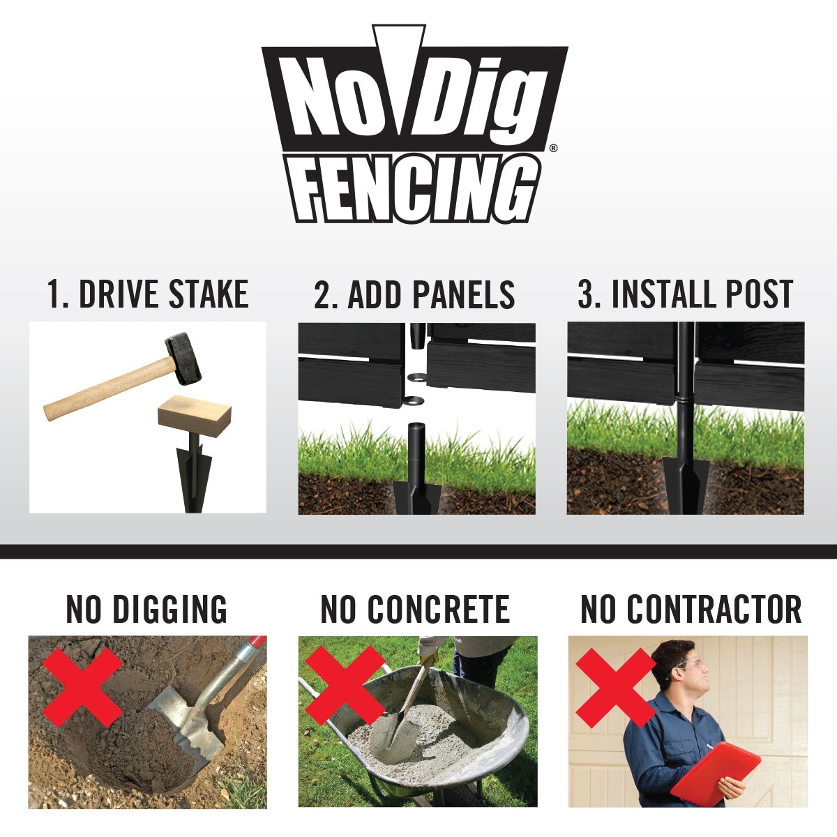 YARDLINK 4-ft x 6-ft Cedar Semi-privacy No Dig Fence Panel