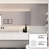 Apollo Tile Arte 10-Pack White 1-in x 8-in Ceramic Pencil Tile (0.3-sq. ft/ Carton)