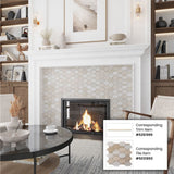 Apollo Tile 10-Pack Beige 1/2-in x 12-in Marble Pencil Tile (0.5-sq. ft/ Carton)