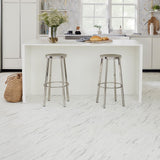 STAINMASTER (Sample) Tuscana Marble Waterproof Marble-Look Interlocking Vinyl Tile, 11.94-in x 8-in, 12-mil Wear Layer
