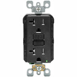 20 Amp 125-Volt Duplex SmarTest Self-Test SmartlockPro Tamper Resistant GFCI Outlet, Light Almond - Super Arbor