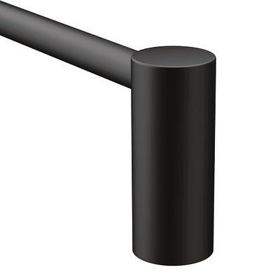Moen Align 24-in Matte Black Wall Mount Single Towel Bar