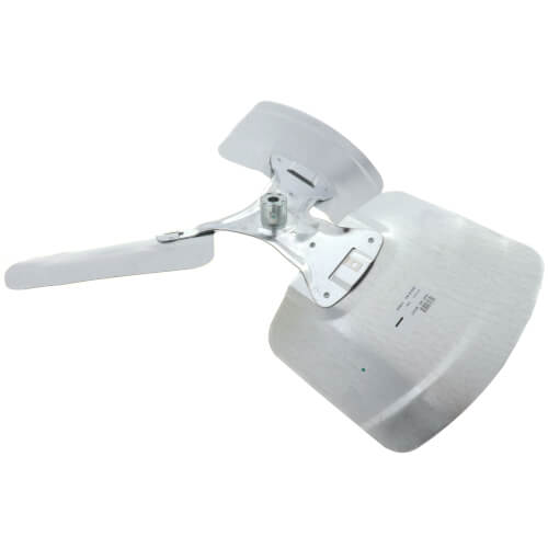 Nordyne 667212R fan blade - side view (Product Type: Fan Blade)