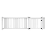 Outdoor Essentials Evanston 4-ft H x 8-ft W White Vinyl Flat-top Fence Panel (Unassembled)