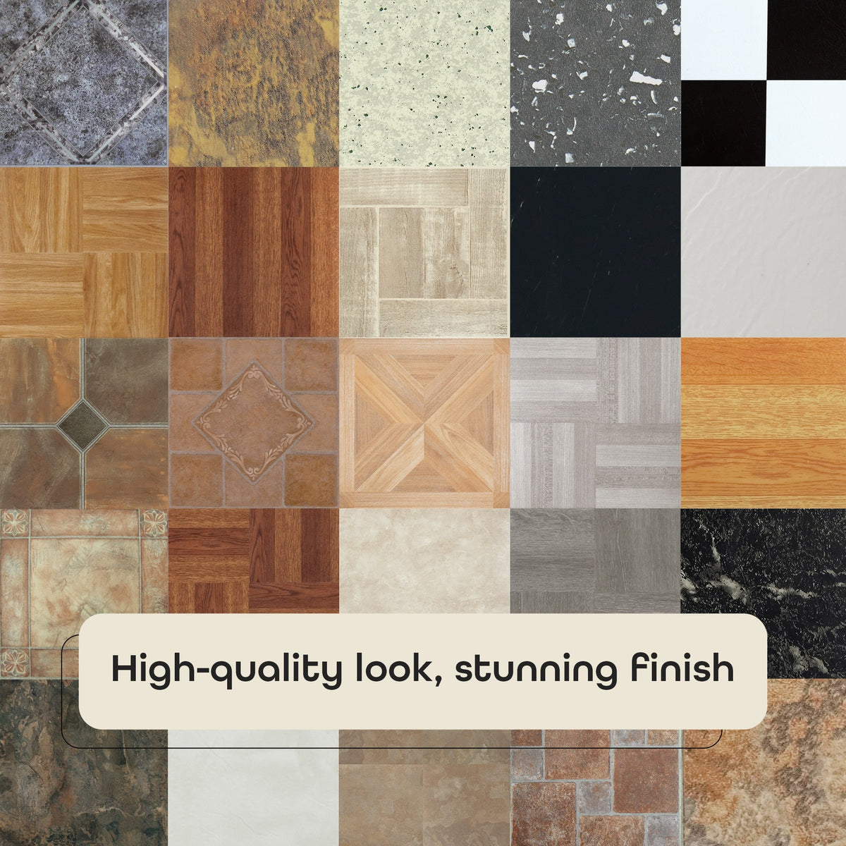 Achim Sterling Ash Grey Wood 12-in x 12-in Peel-and-Stick Vinyl Tile Flooring, 45-sq ft Carton