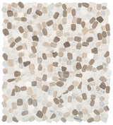 Satori Mixed Warm Blend 12-in x 12-in Honed Natural Stone Marble Pebble Floor and Wall Tile (9.6-sq ft/Carton)