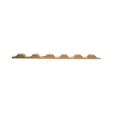 Tuftex Wood Solid Roof Panel Closure Strip, 6-ft, 5-Pack