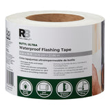 RELIABILT Butyl Ultra Waterproof Flashing Tape, Self-Adhesive – 4 in x 75 ft, White