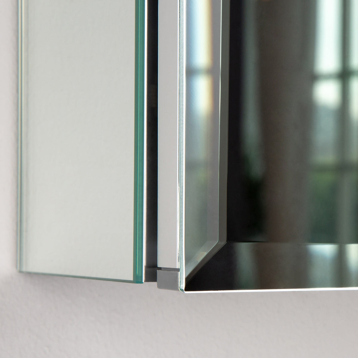 AAZJ AS 36-in x 26-in Surface/Recessed Mount Sliver Mirrored Soft Close Medicine Cabinet