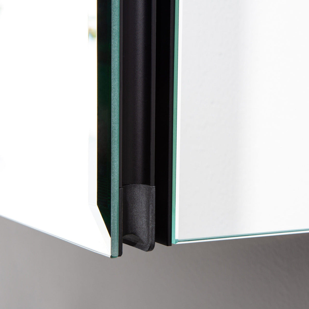 AAZJ 20-in x 26-in Surface/Recessed Mount Polished Mirrored Soft Close Medicine Cabinet