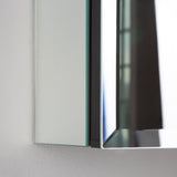 AAZJ 20-in x 26-in Surface/Recessed Mount Polished Mirrored Soft Close Medicine Cabinet
