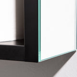 AAZJ 20-in x 26-in Surface/Recessed Mount Polished Mirrored Soft Close Medicine Cabinet
