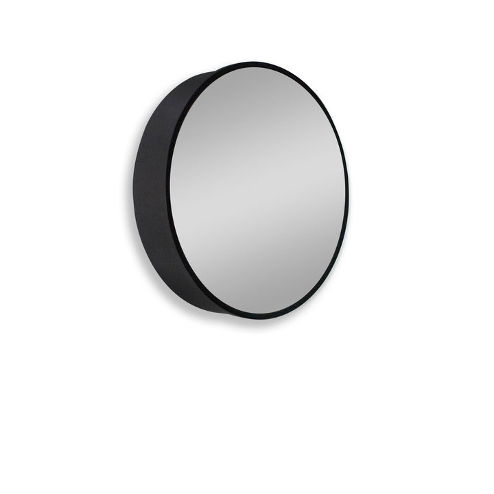 AAZJ 20x28 inch Black Metal Framed Wall mount or Recessed  Bathroom Medicine Cabinet with Mirror