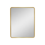 AAZJ 20-in x 28-in Surface/Recessed Mount Gold Mirrored Soft Close Medicine Cabinet