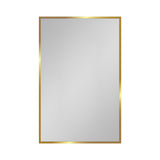 AAZJ 16-in x 28-in Surface/Recessed Mount White Mirrored Soft Close Medicine Cabinet