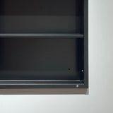 AAZJ AS 30-in x 26-in Surface/Recessed Mount Black Medicine Cabinet