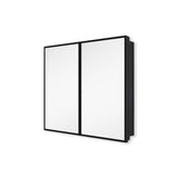 AAZJ AS 30-in x 26-in Surface/Recessed Mount Black Medicine Cabinet