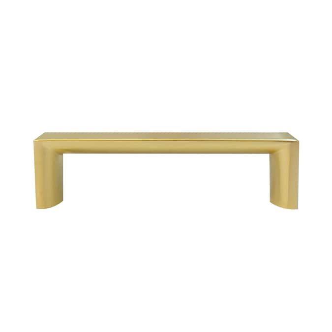 Laurey Metro 6-5/16-in (160mm) Center to Center Satin Brass Dual Mount Rectangular Handle Drawer Pull
