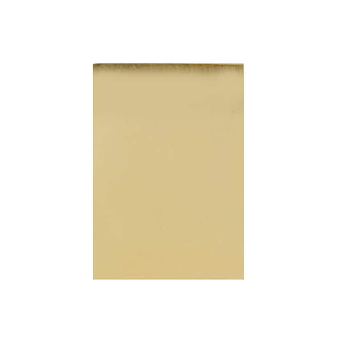 Laurey Metro 5-1/16-in (128mm) Center to Center Satin Brass Dual Mount Rectangular Handle Drawer Pull