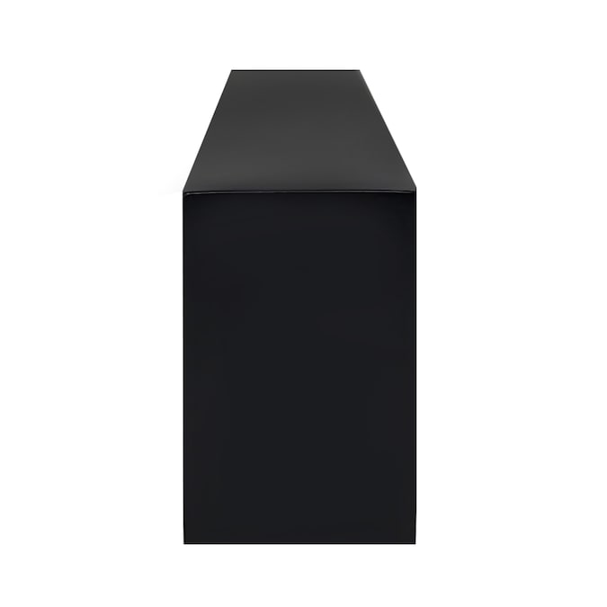 Laurey Metro 10-1/16-in (256mm) Center to Center Matte Black Dual Mount Rectangular Handle Drawer Pull