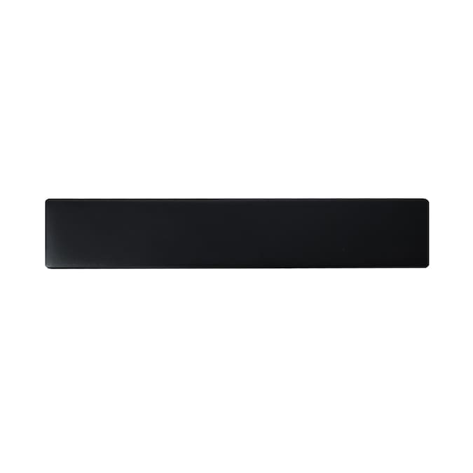 Laurey Metro 10-1/16-in (256mm) Center to Center Matte Black Dual Mount Rectangular Handle Drawer Pull
