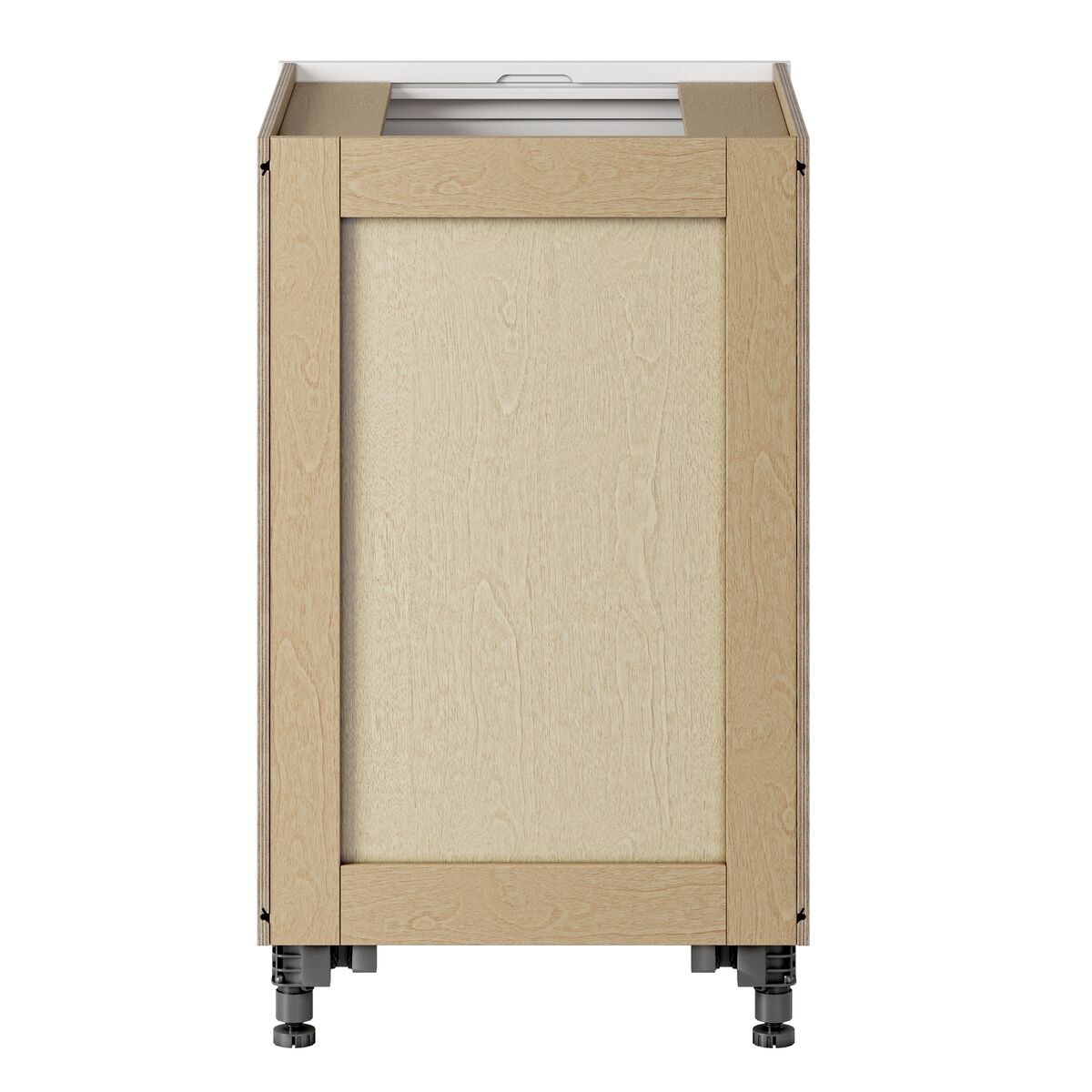 Whalen CLICK-IT Enfield 21-in W x 34.5-in H x 24-in D Classic White Birch Base Ready To Assemble Plywood Cabinet (Raised Panel Shaker Door Style)