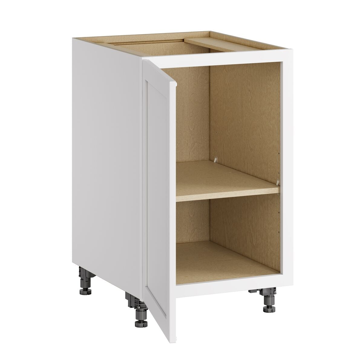 Whalen CLICK-IT Enfield 21-in W x 34.5-in H x 24-in D Classic White Birch Base Ready To Assemble Plywood Cabinet (Raised Panel Shaker Door Style)