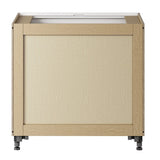 Whalen CLICK-IT Enfield 36-in W x 34.5-in H x 24-in D Classic White Birch 2-Drawer Base Ready To Assemble Plywood Cabinet (Raised Panel Style)