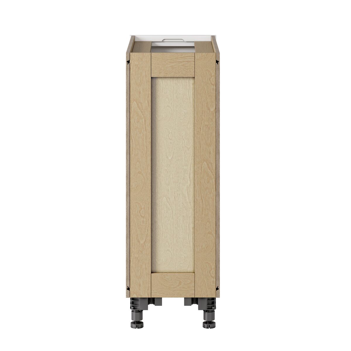 Whalen CLICK-IT Enfield 12-in W x 34.5-in H x 24-in D Classic White Birch 3-Drawer Base Ready To Assemble Plywood Cabinet (Raised Panel Style)
