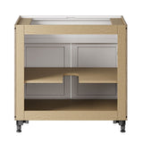Whalen CLICK-IT Enfield 36-in W x 34.5-in H x 24-in D Classic White Birch Sink Base Ready To Assemble Plywood Cabinet (Raised Panel Shaker Style)