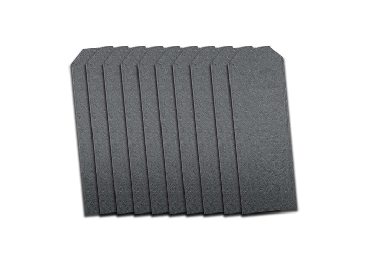 Natures Composites Composite Fence and Gate Picket - Dog Ear - Raven (Black) - 3/8in. x 3.5in. x 5 3/4ft. (10-Pack)