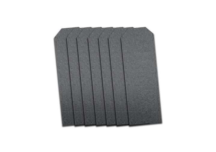Natures Composites Composite Fence and Gate Picket - Dog Ear - Raven (Black)- 3/8in. x 5in. x 5 3/4ft. (7-Pack)
