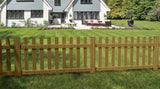 Natures Composites Composite Fence and Gate Picket - Dog Ear - Timber Brown - 3/8in. x 5in. x 5 3/4ft. (7-Pack)