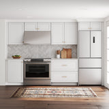 Whalen CLICK-IT Enfield 36-in W x 34.5-in H x 24-in D Classic White Birch 2-Drawer Base Ready To Assemble Plywood Cabinet (Raised Panel Style)
