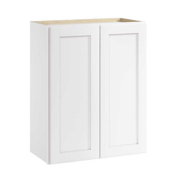 Whalen CLICK-IT Enfield 24-in W x 30-in H x 12-in D Classic White Birch Wall Ready To Assemble Plywood Cabinet (Raised Panel Shaker Door Style)
