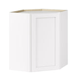 Whalen CLICK-IT Enfield 24-in W x 30-in H x 24-in D Classic White Birch Diagonal Corner Wall Ready To Assemble Plywood Cabinet (Raised Panel Shaker Style)
