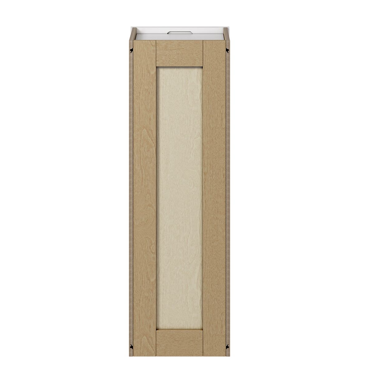 Whalen CLICK-IT Enfield 12-in W x 36-in H x 12-in D Classic White Birch Wall Ready To Assemble Plywood Cabinet (Raised Panel Shaker Door Style)