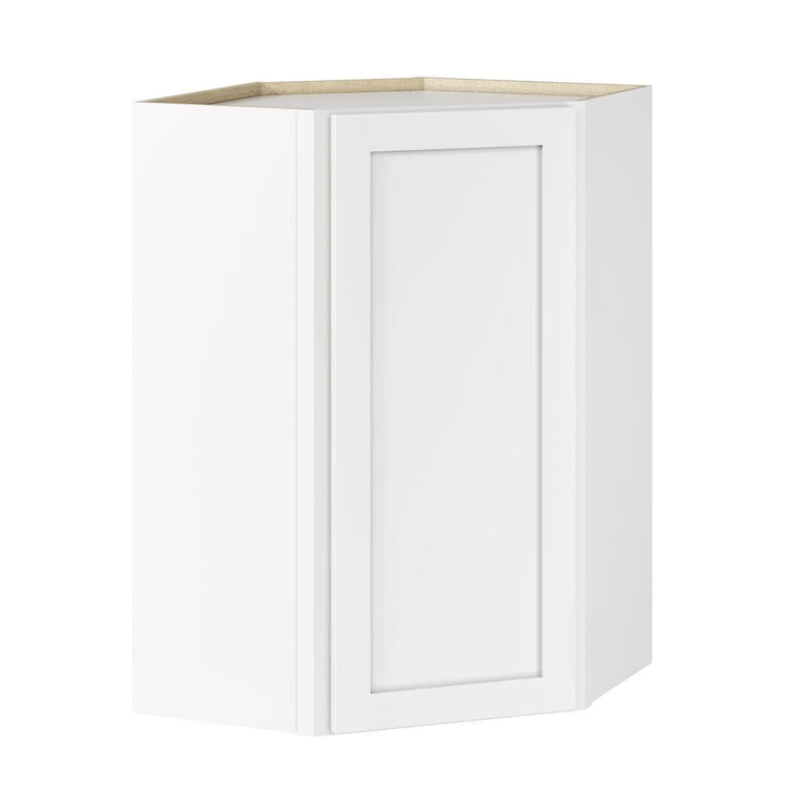 Whalen CLICK-IT Enfield 24-in W x 36-in H x 24-in D Classic White Birch Diagonal Corner Wall Ready To Assemble Plywood Cabinet (Raised Panel Shaker Style)
