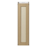 Whalen CLICK-IT Enfield 12-in W x 42-in H x 12-in D Classic White Birch Wall Ready To Assemble Plywood Cabinet (Raised Panel Shaker Door Style)