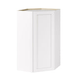 Whalen CLICK-IT Enfield 24-in W x 42-in H x 24-in D Classic White Birch Diagonal Corner Wall Ready To Assemble Plywood Cabinet (Raised Panel Shaker Style)