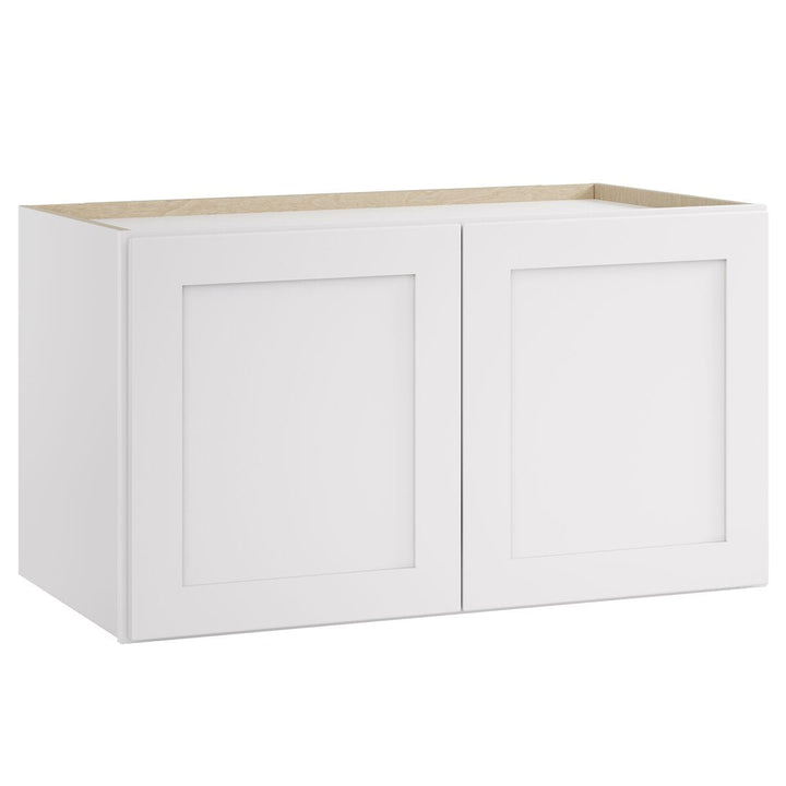 Whalen CLICK-IT Enfield 30-in W x 18-in H x 24-in D Classic White Birch Wall Ready To Assemble Plywood Cabinet (Raised Panel Shaker Door Style)
