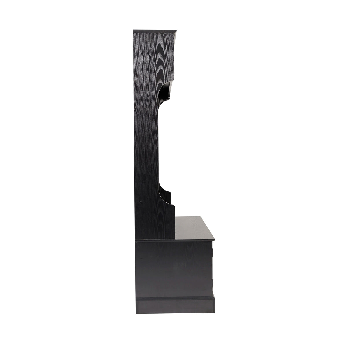 Flash Furniture Fraser Modern 11.75-in Black Composite Hall Tree