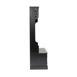 Flash Furniture Fraser Modern 11.75-in Black Composite Hall Tree