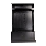 Flash Furniture Fraser Modern 11.75-in Black Composite Hall Tree
