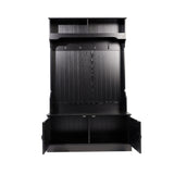 Flash Furniture Fraser Modern 11.75-in Black Composite Hall Tree