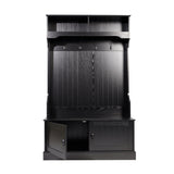 Flash Furniture Fraser Modern 11.75-in Black Composite Hall Tree