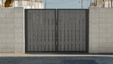 Natures Composites Composite Fence and Gate Picket - Square Top - Slate Grey - 3/8in. x 5in. x 5 3/4ft. (7-Pack)
